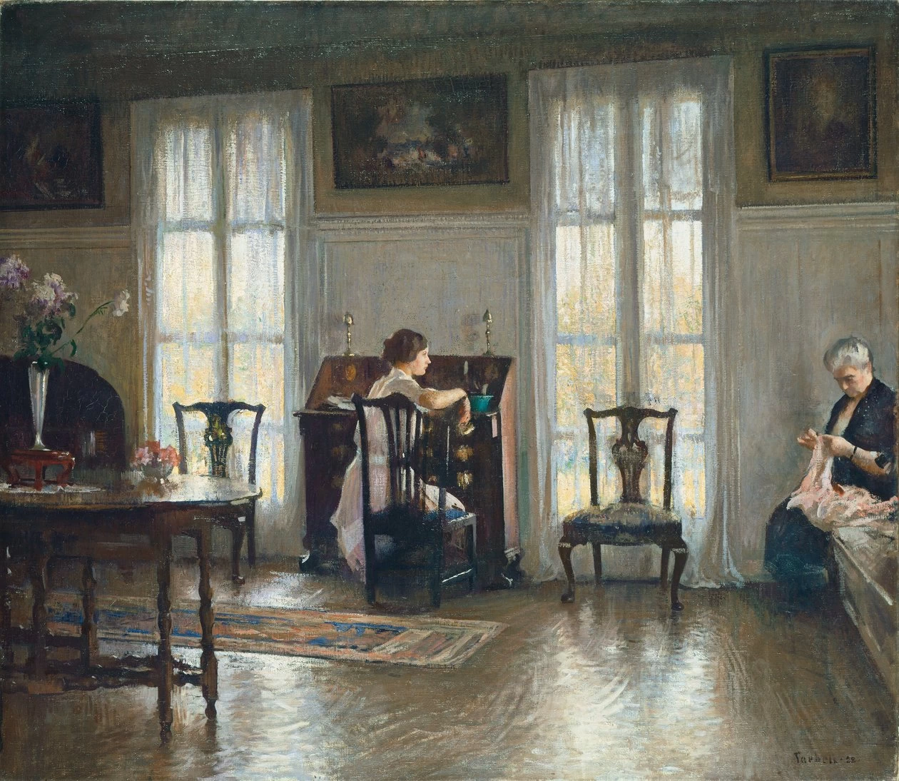 Edmund Tarbell - Madre e Mary
